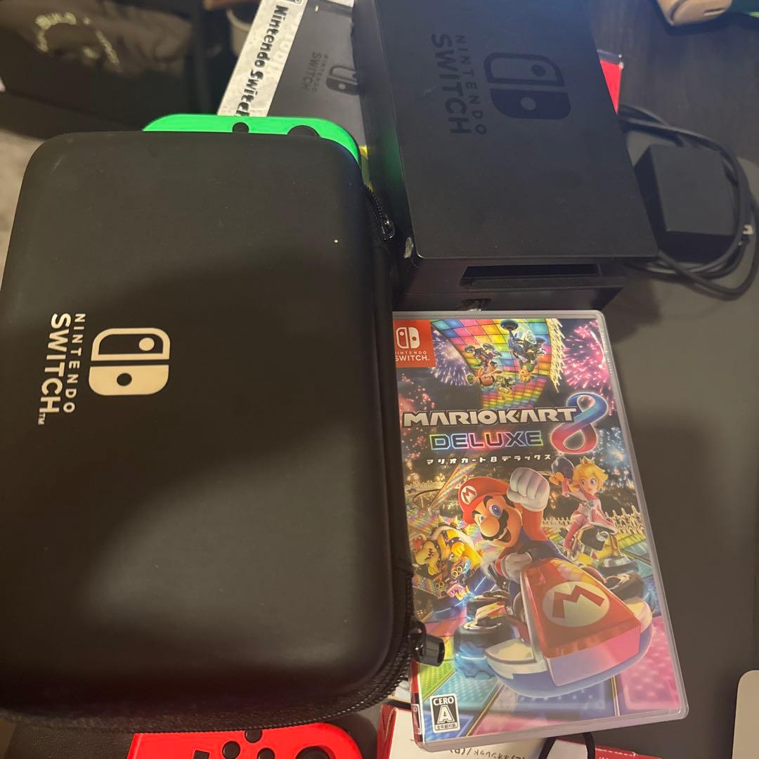 Nintendo Switch 本体 おまけマリオカート8 リングフィット