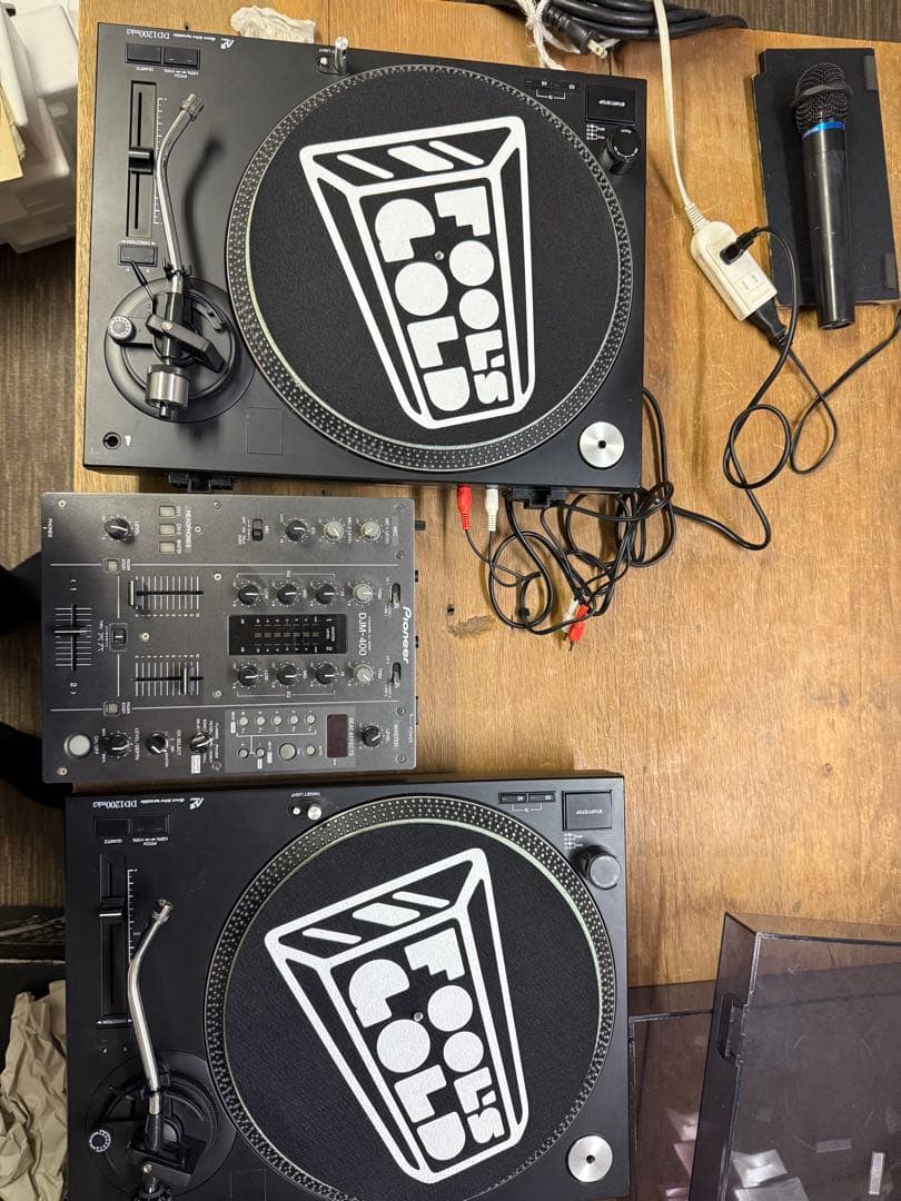 DJフルセットターンテーブル2台 DJM-400 Serato SL2動作確認済