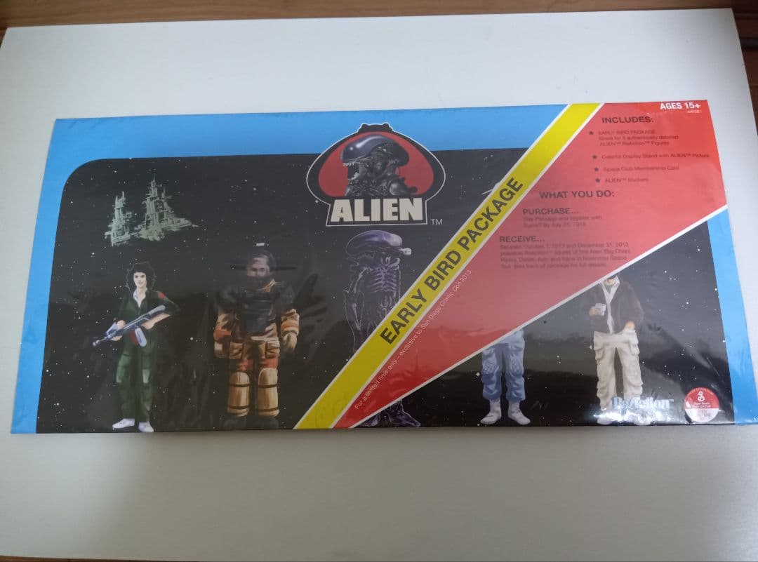 super7　リアクション　エイリアン　 アーリーバード パッケージ　フィギュア