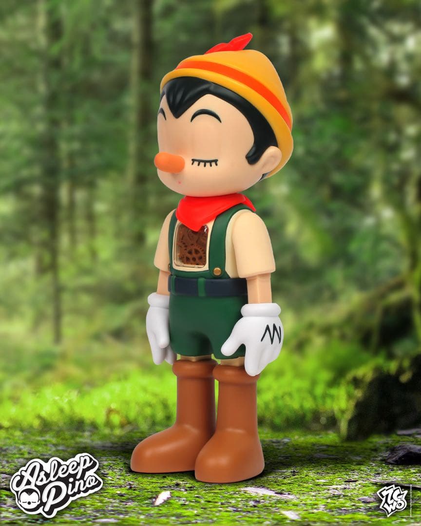 アスリープ・ピノ　眠っている　ポップカルチャー　アートトイ　フィギュア　ZCWO