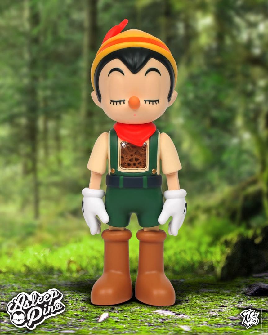 アスリープ・ピノ　眠っている　ポップカルチャー　アートトイ　フィギュア　ZCWO