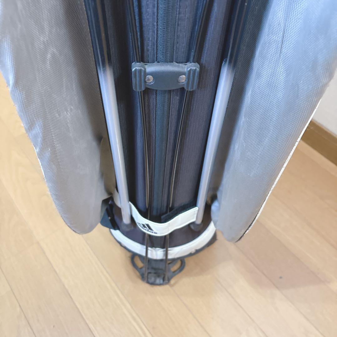 K376 adidas スタンドキャディバック 白黒