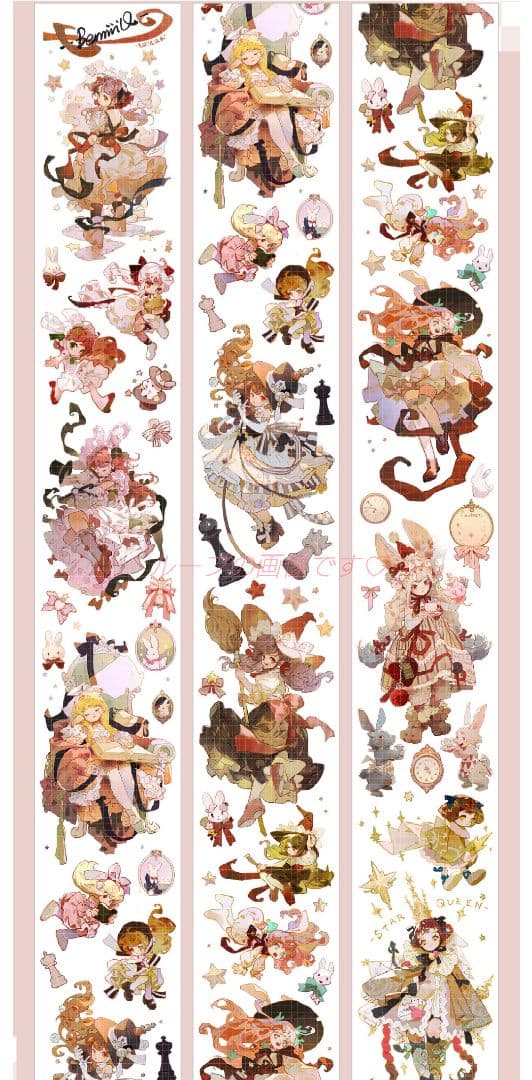 ✩のこり２✩J956＃肆意飞扬(PET)当季限定切り売り海外人物マステ女の子