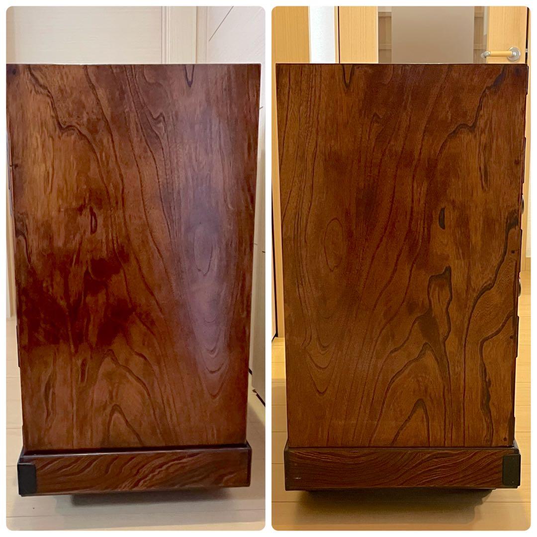 岩谷堂 箪笥 中型タンス 車箪笥 No.218 南部鉄器金具 鍵付き