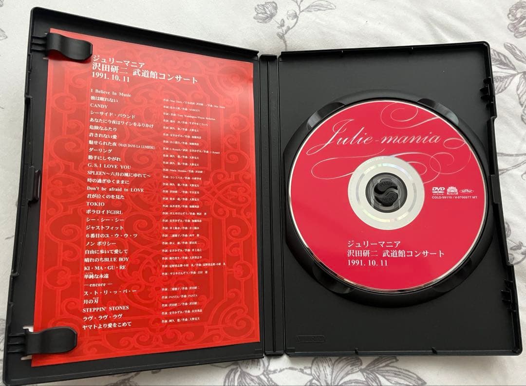 美品！沢田研二 「武道館コンサート ジュリーマニア」DVD