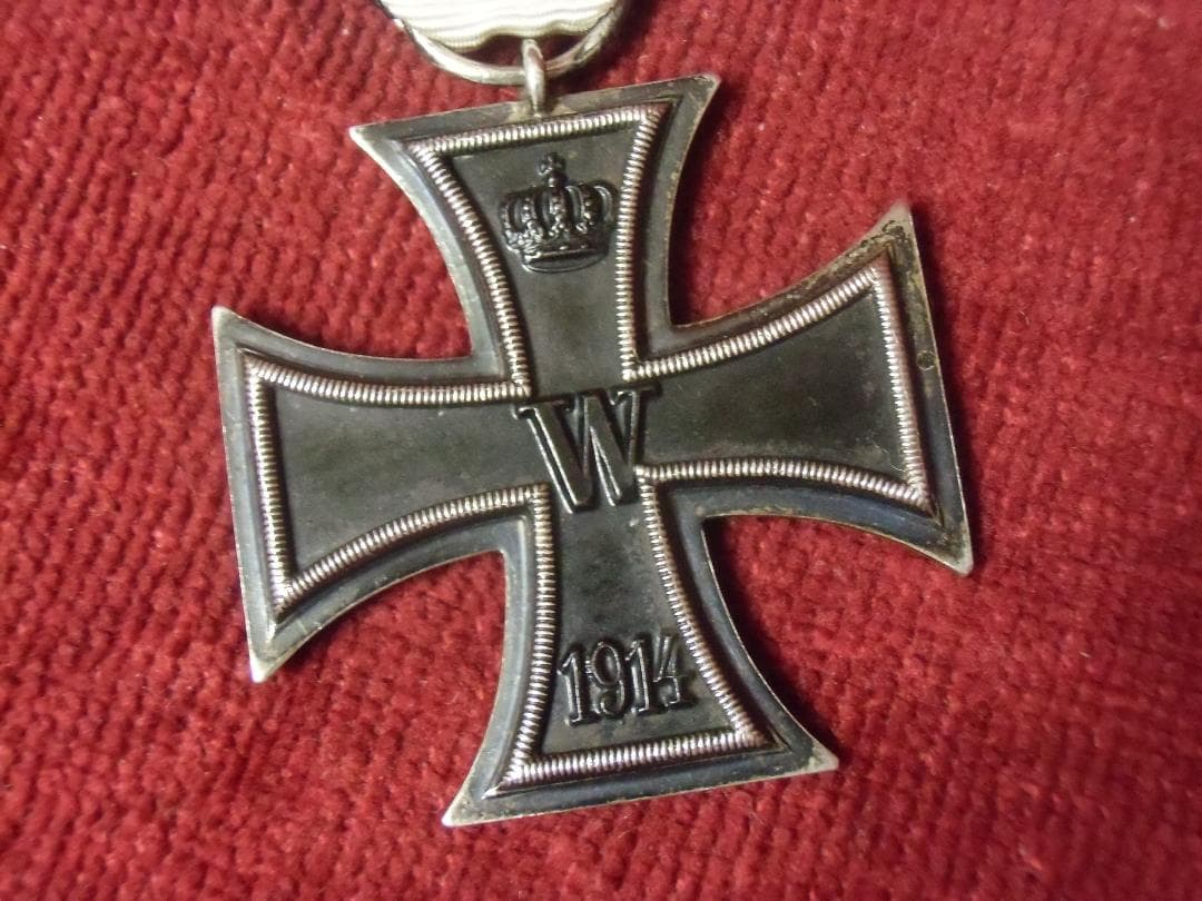 Ｗ帝政ドイツ軍/プロイセン王国＊＊１９１４鉄十字勲章２級（実物）
