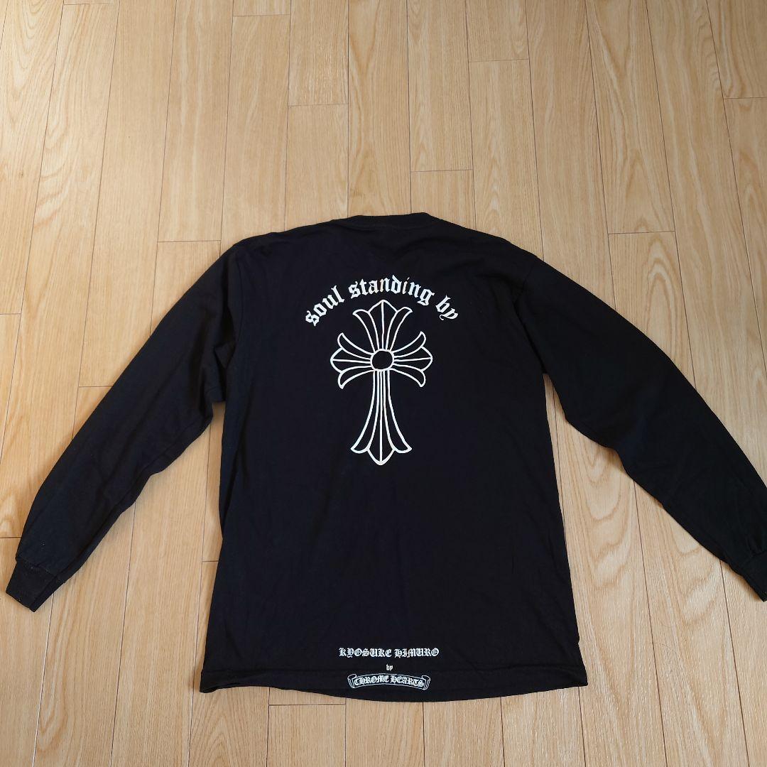 【美品】氷室京介xクロムハーツ　ロンT CHROME HEARTS サイズ:M