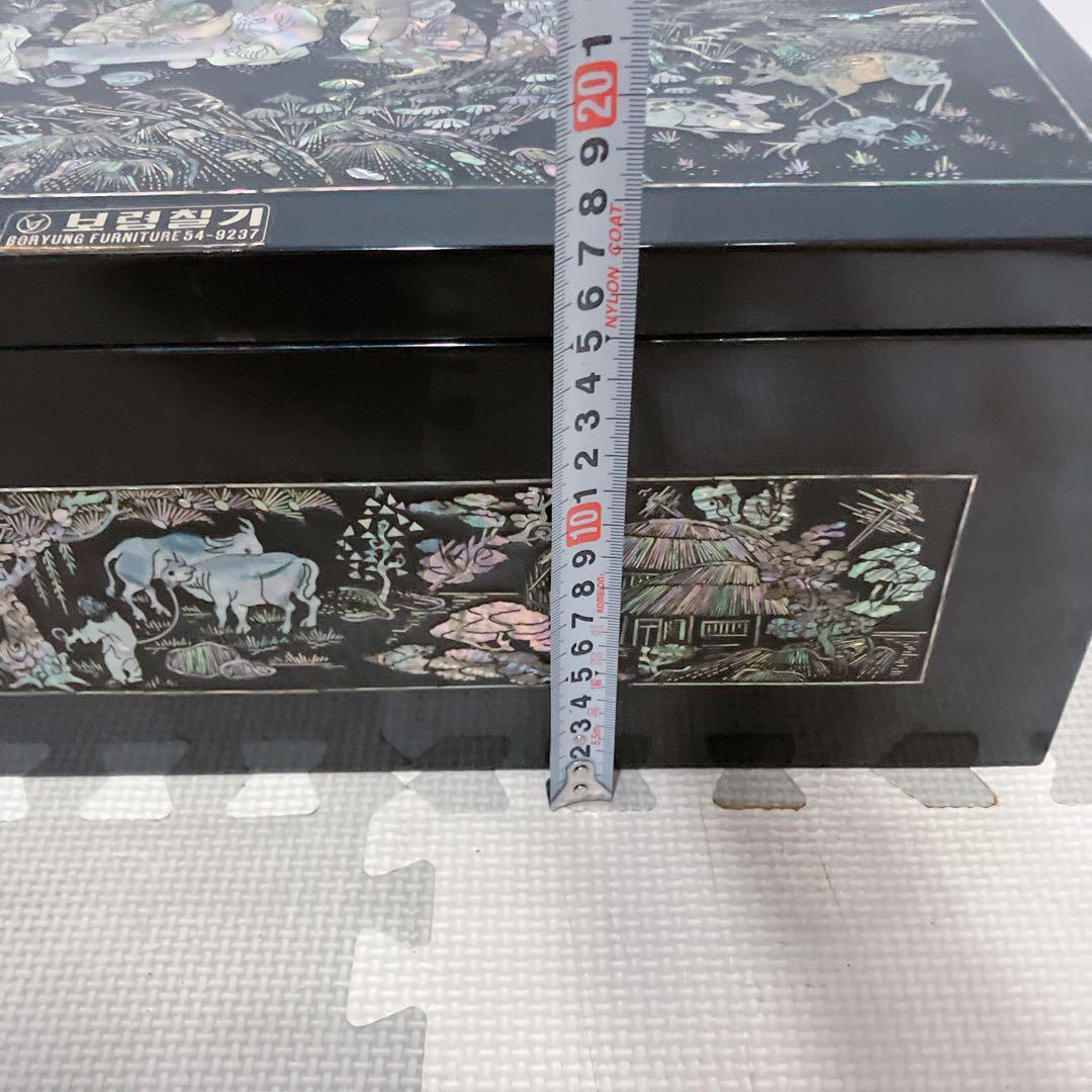 螺鈿細工　碁盤　昭和レトロ　囲碁版　李朝 アンティーク