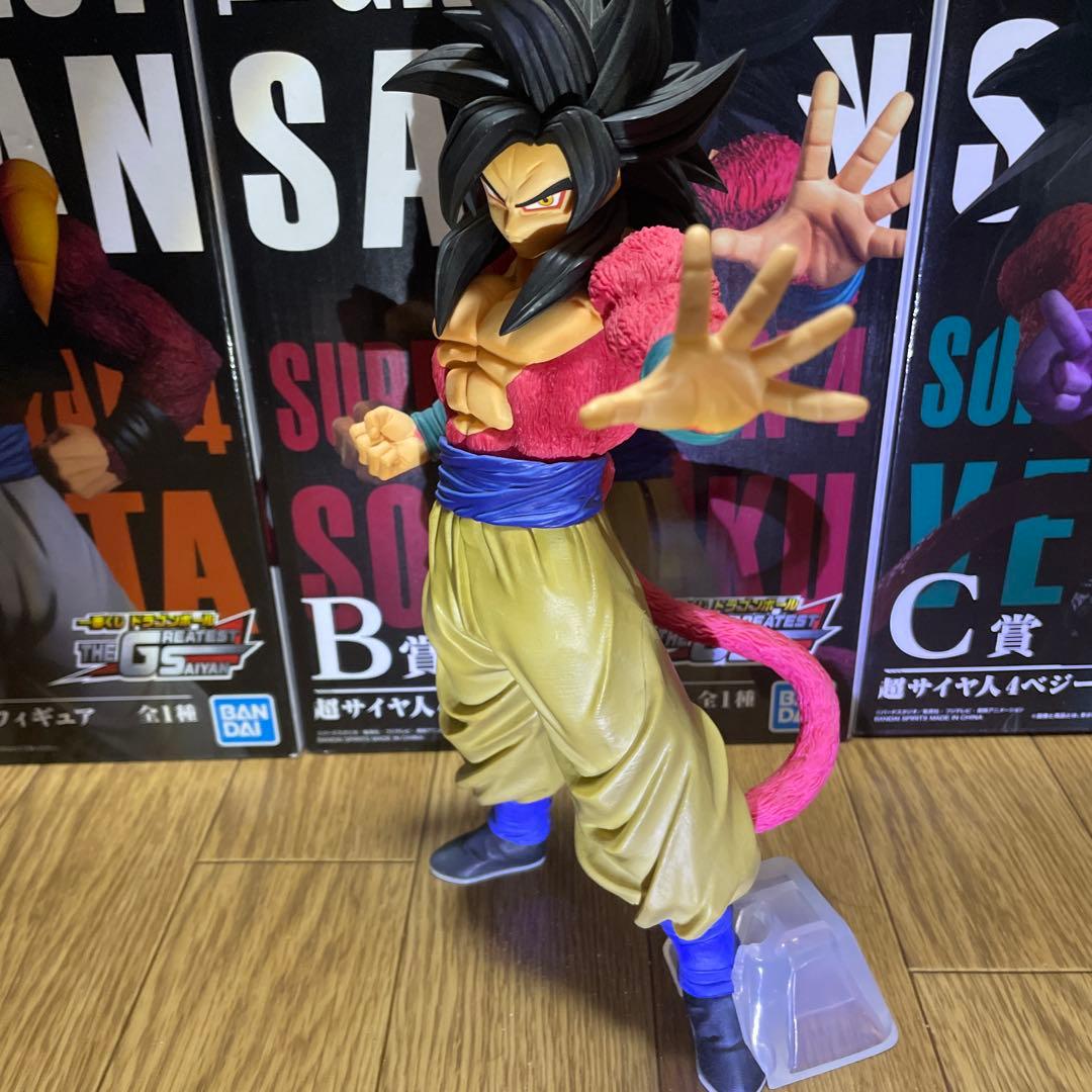 て*ら様 1番くじドラゴンボールグレイテイストサイヤン超サイヤ人4 フィギュアセ