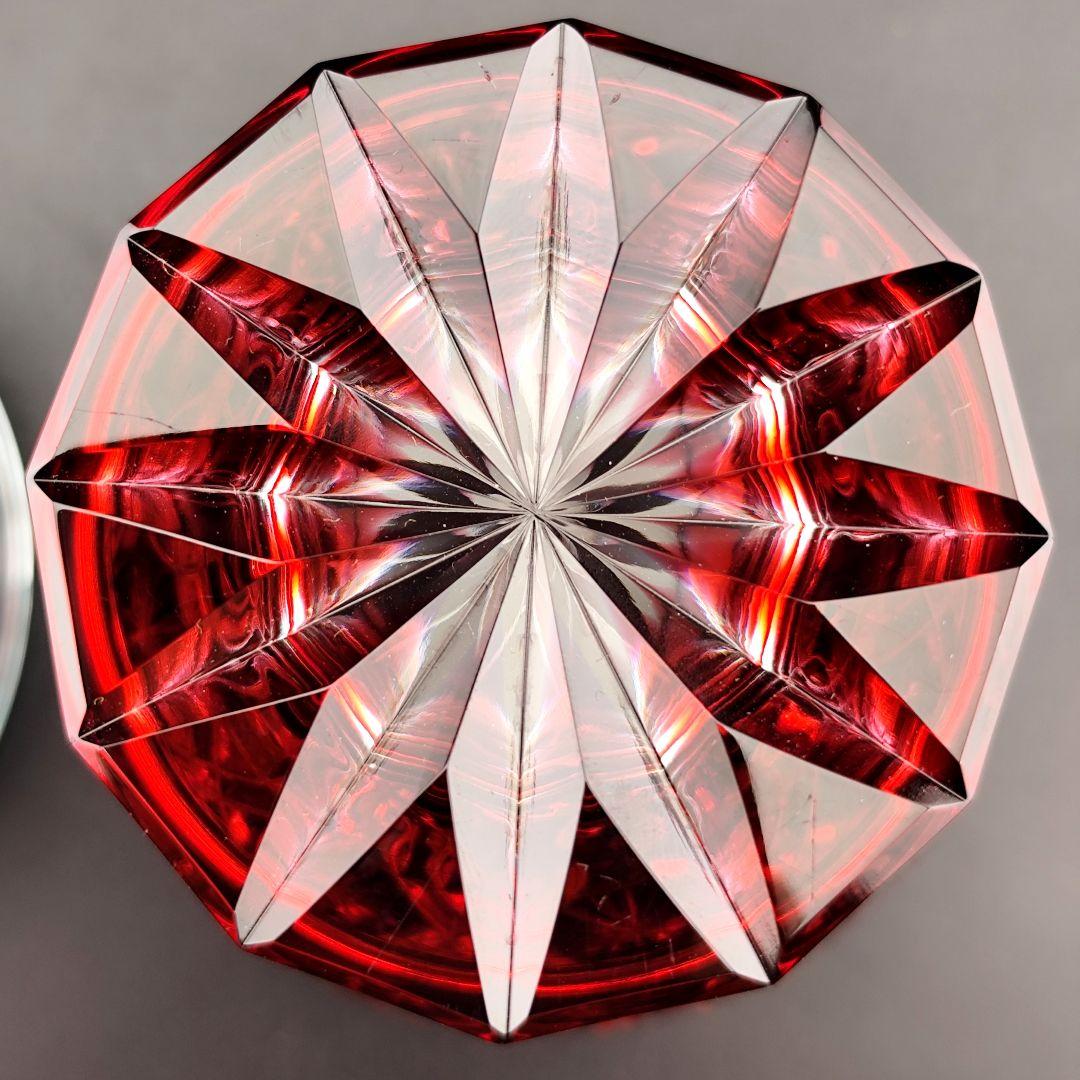 定価14万円超☆島津薩摩切子 焼酎オンザロック 2客（切子、江戸切子、薩摩切子）