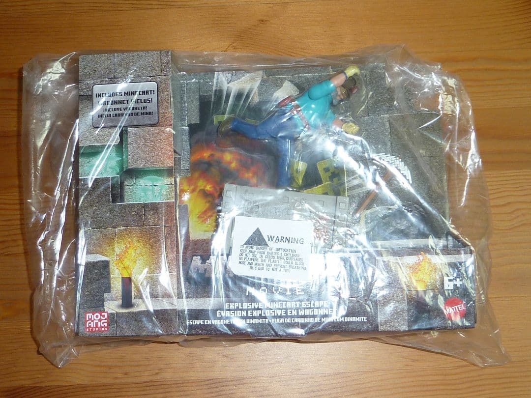 マイクラ 映画 スティーブ トロッコ フィギュア 新品未開封