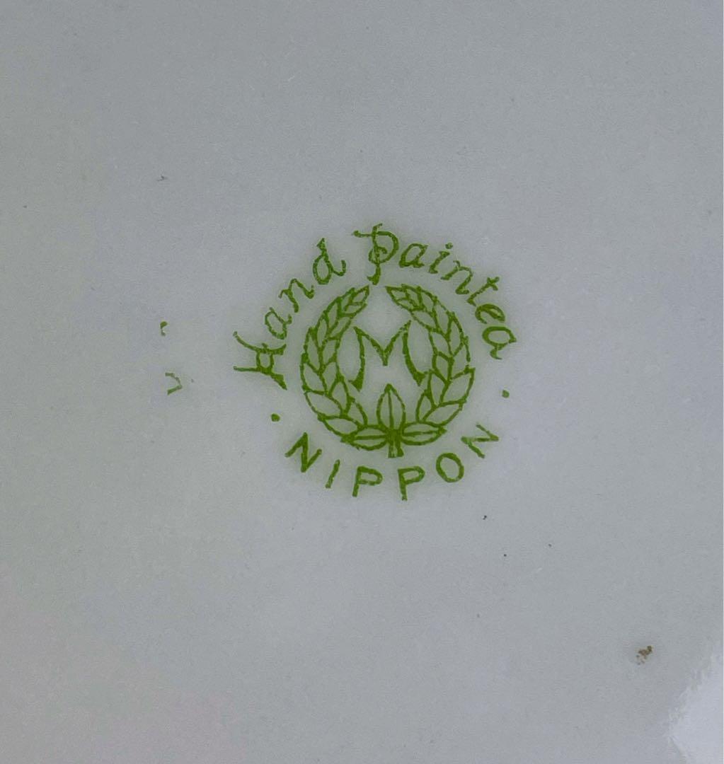 【希少】オールドノリタケ ヒュミドール 葉巻入れ 鷹 鷲 イーグル紋 盛上げ