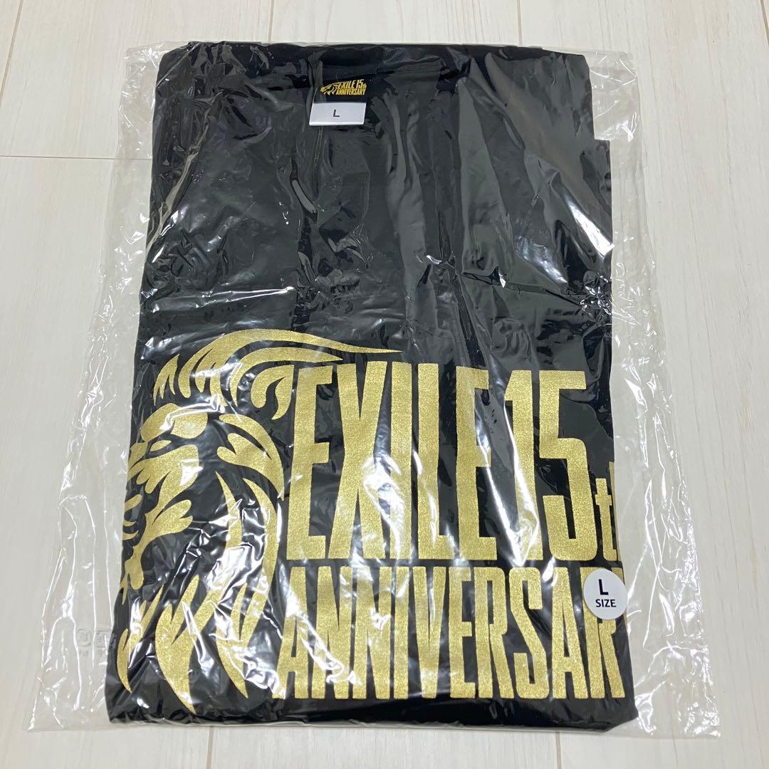 【新品】 非売品 サイン入り EXILE 15周年 Tシャツ レア 黒 半袖