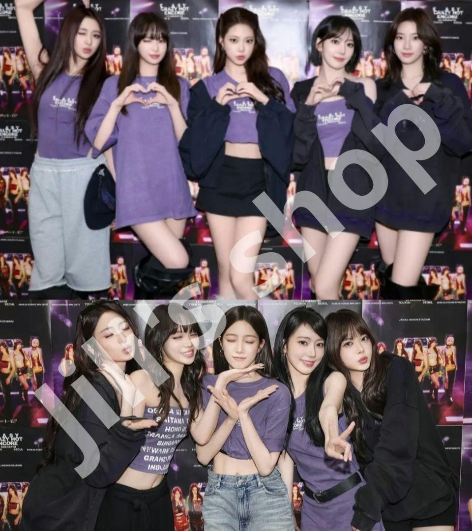 ルセラフィム ソウルコン Tour Routing T-shirt Tシャツ L