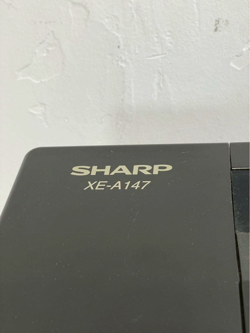 美品 SHARP 電子レジスタ XE-A147 ブラック レジスター シャープ