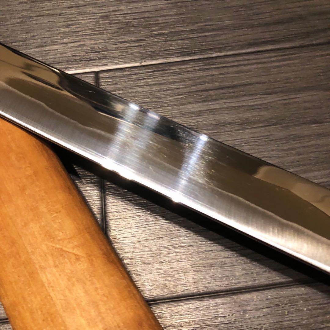 高級模造刀 高級居合刀　白鞘 合金製 長脇差　太刀　段平