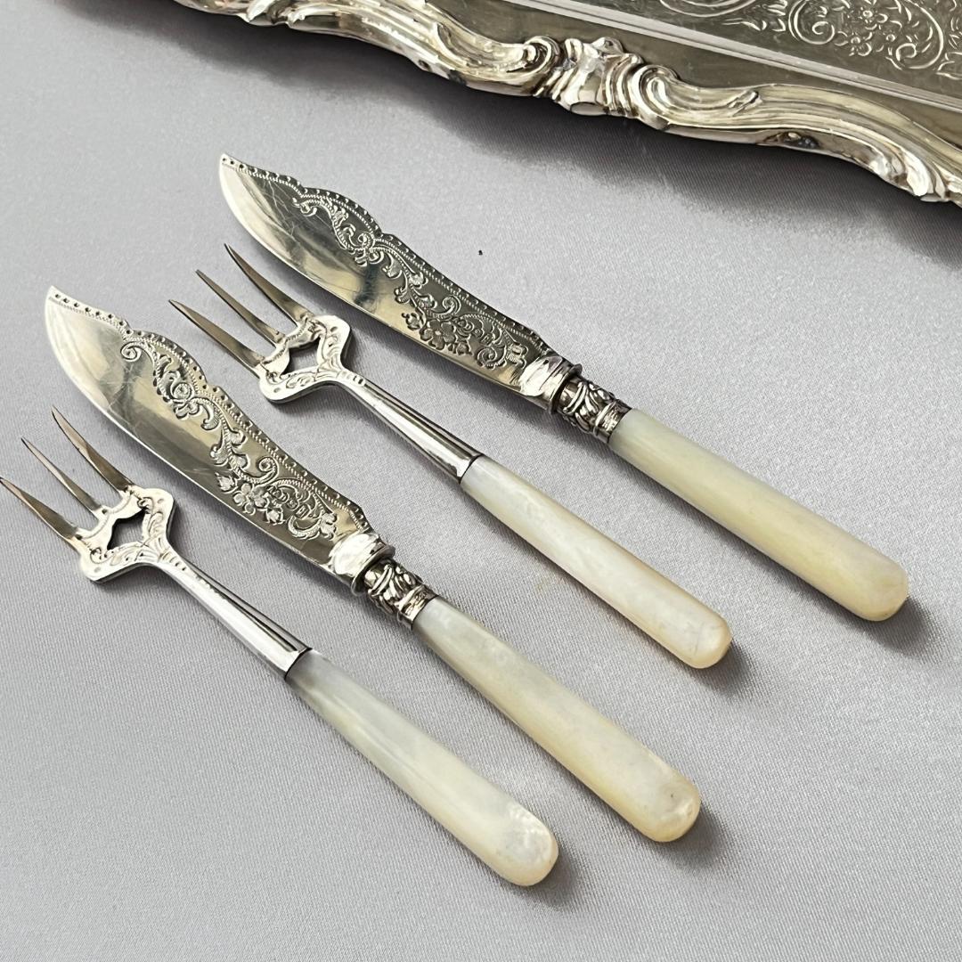 【Allen & Darwin】【白蝶貝】ミニサーバーセット 4本 ケース