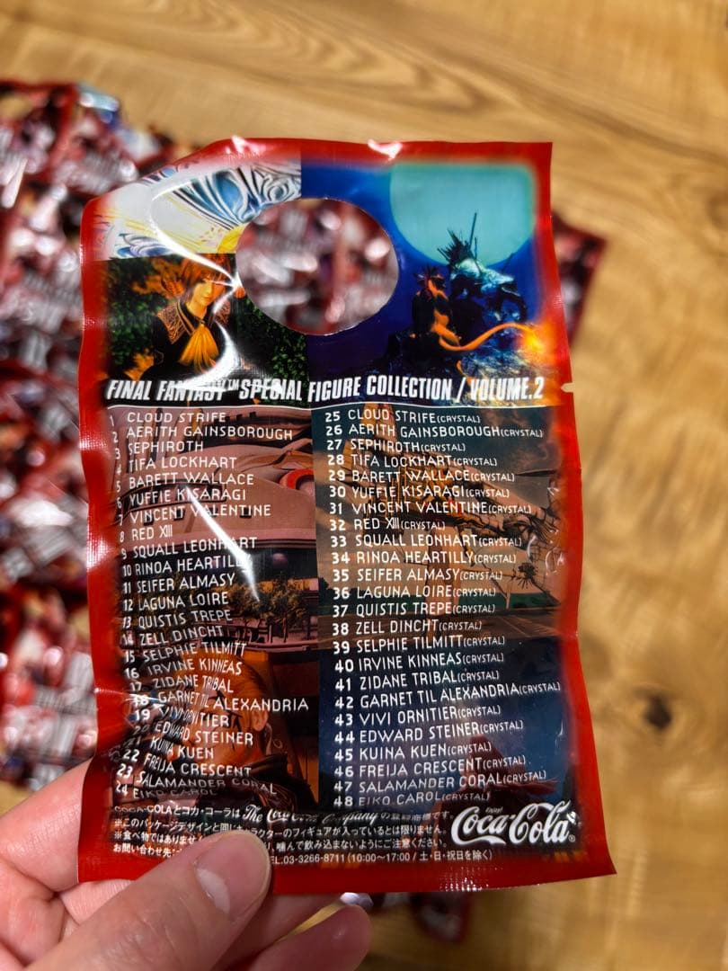 2004年ファイナルファンタジー コカコーラ 48全種類あり　新品未開封