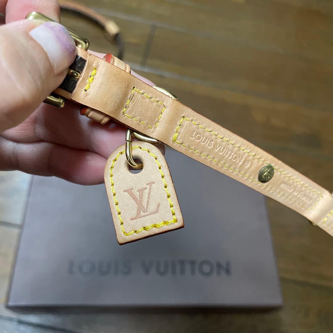 ルイヴィトン★美品ペットリードと首輪セット★モノグラム★小型犬XS