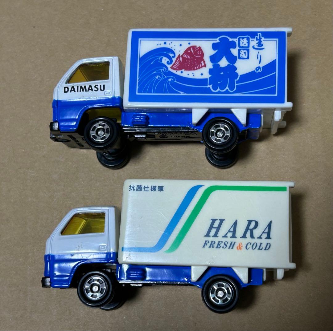トミカ いすゞ エルフ 配送トラック 2台セット
