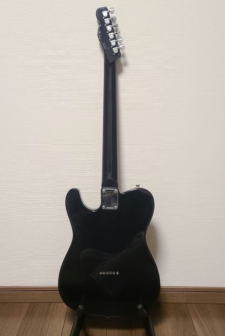 【カスタム品】テレキャスター オールブラック エレキギター 改造