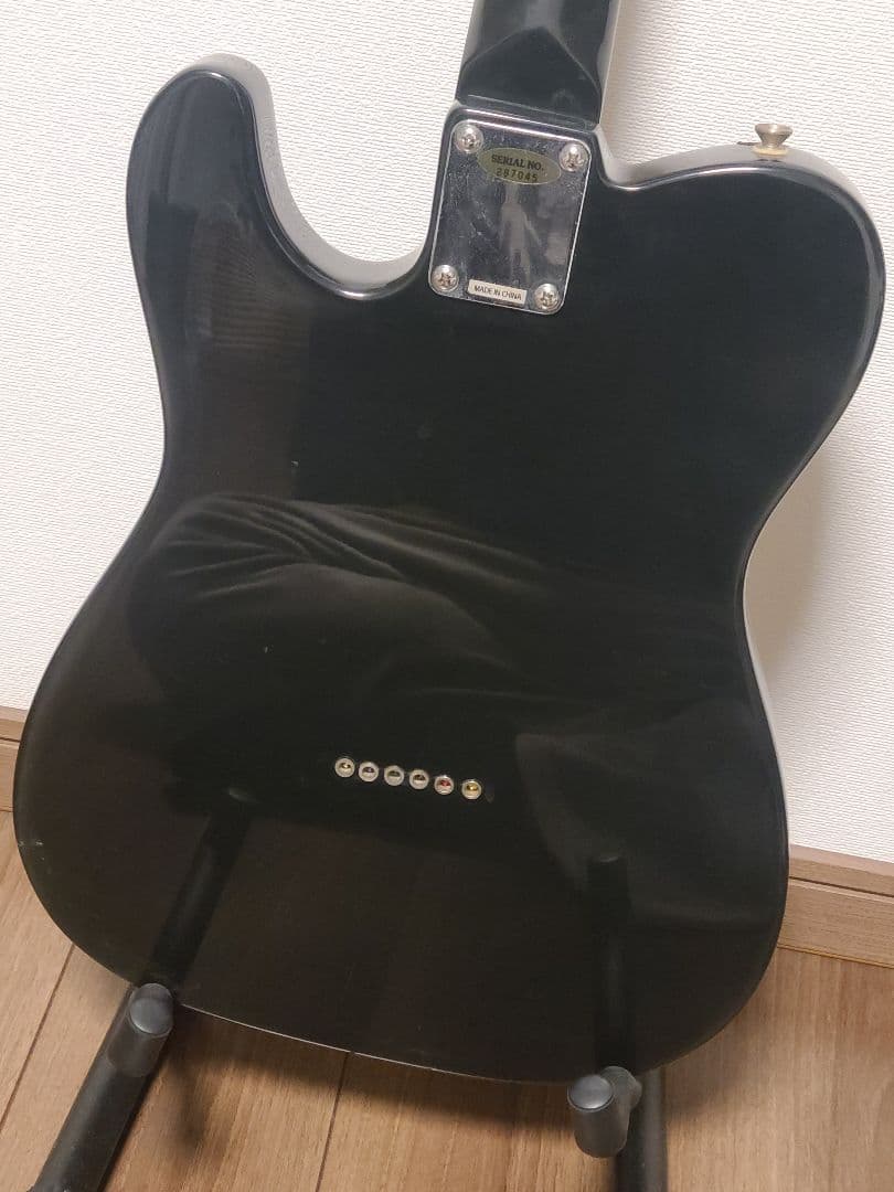 【カスタム品】テレキャスター オールブラック エレキギター 改造