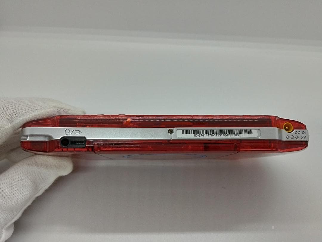 PSP 3000 すぐ遊べるセット【美品・カスタム】スケルトンレッドオプション付