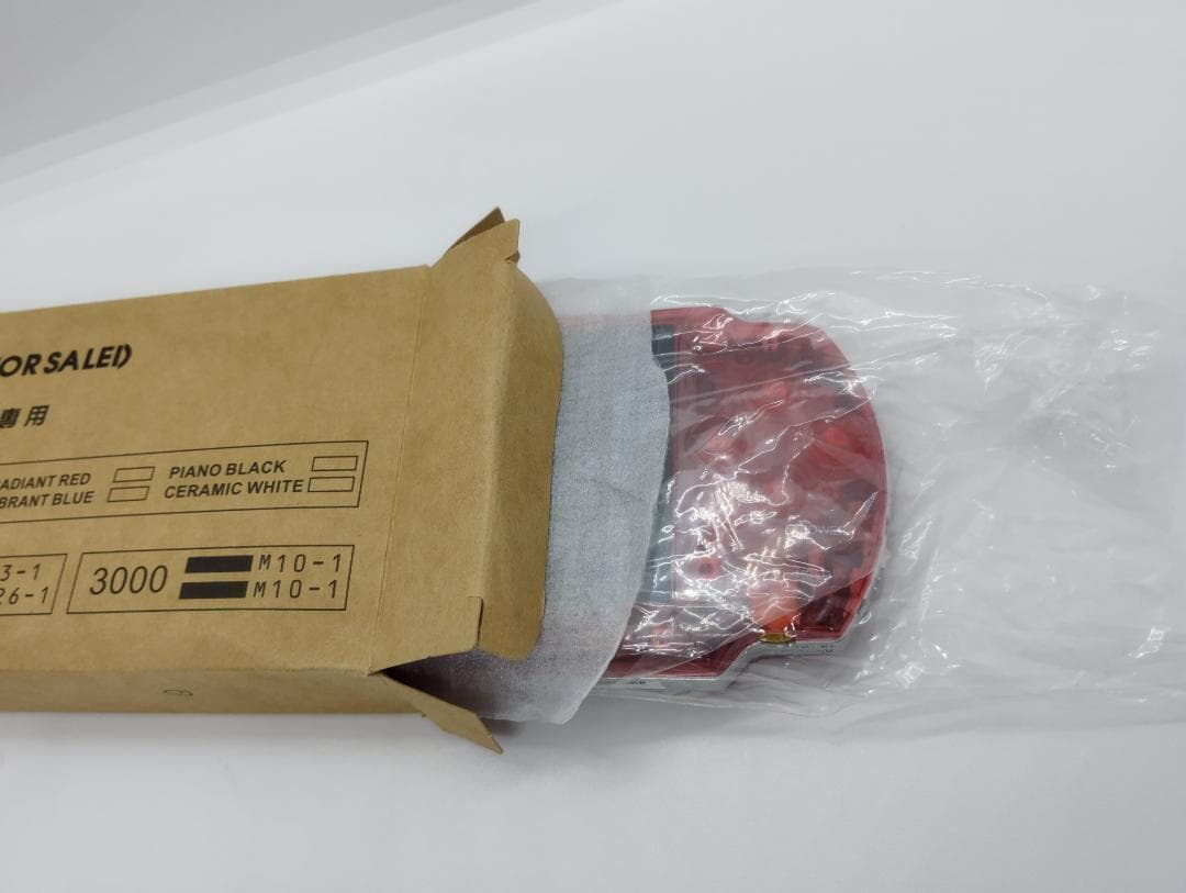 PSP 3000 すぐ遊べるセット【美品・カスタム】スケルトンレッドオプション付