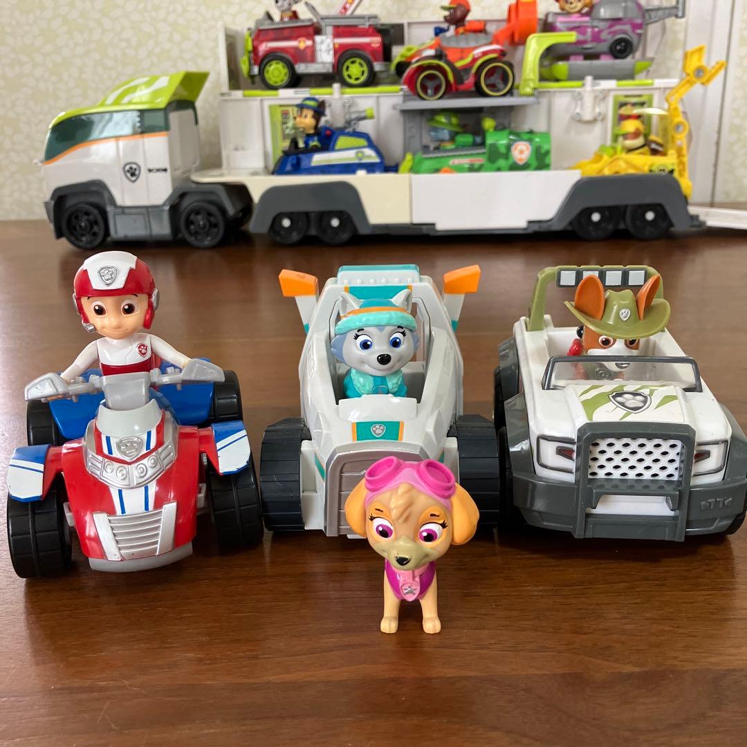 激レア！パウパトロール フィギュア&トラックセット