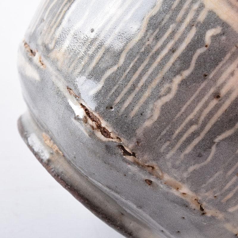 茶道具　花三島　茶入　前大徳　紫野　中村戒仙（高安）極め箱　V　8172