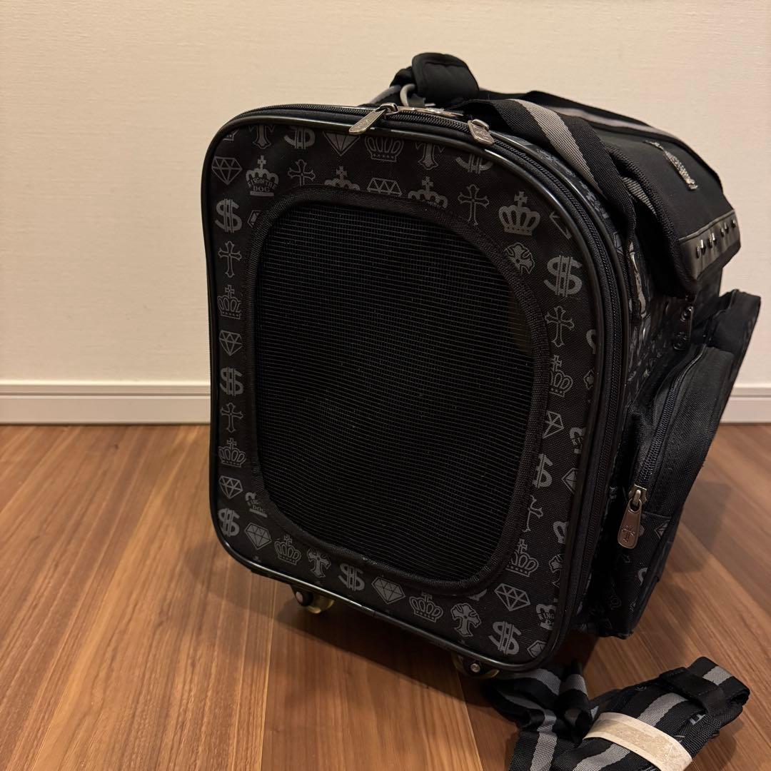 PET PARADISE コロコロキャリー L 王冠柄 キャスター付き　3WAY