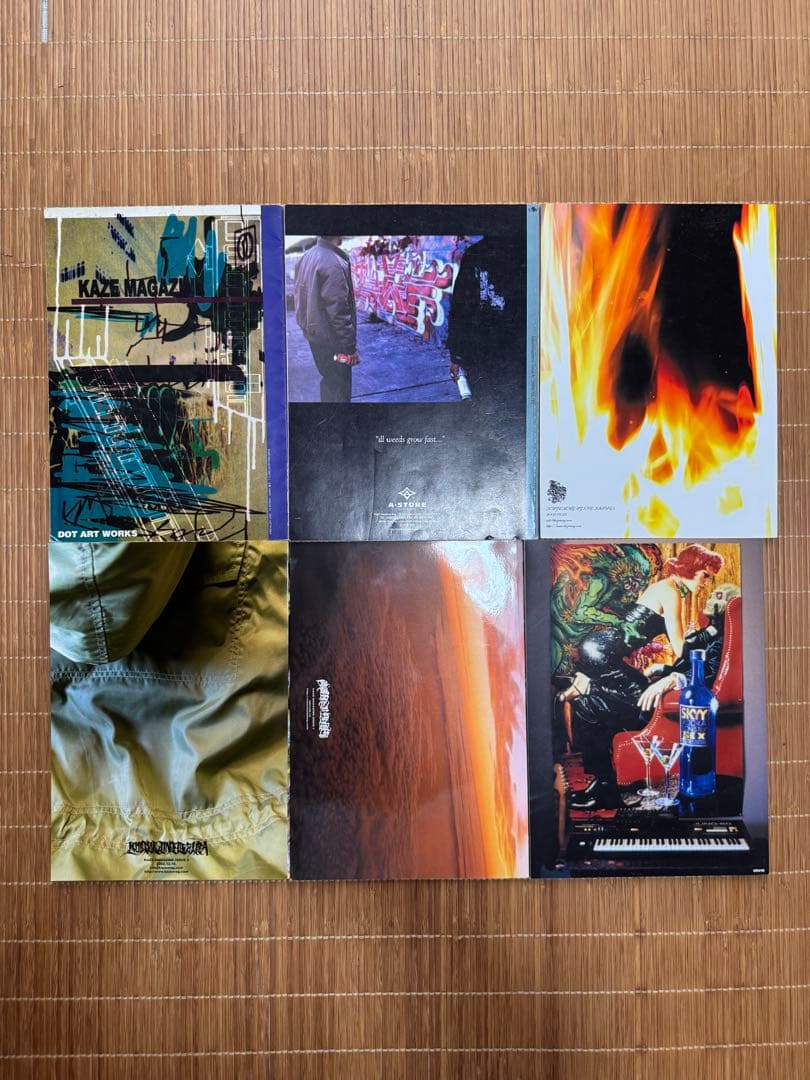 KAZE MAGAZINE 6冊セット　希少issue1(創刊号)有り