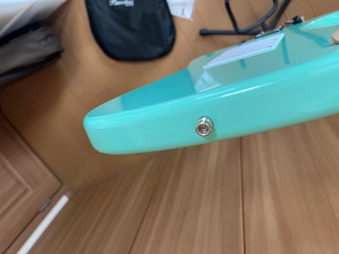 バッカス　エレキギター　Bacchus BJM-1 サーフグリーン　専用ケース付