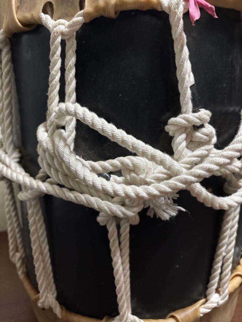 和太鼓 木製 円筒形 皮製