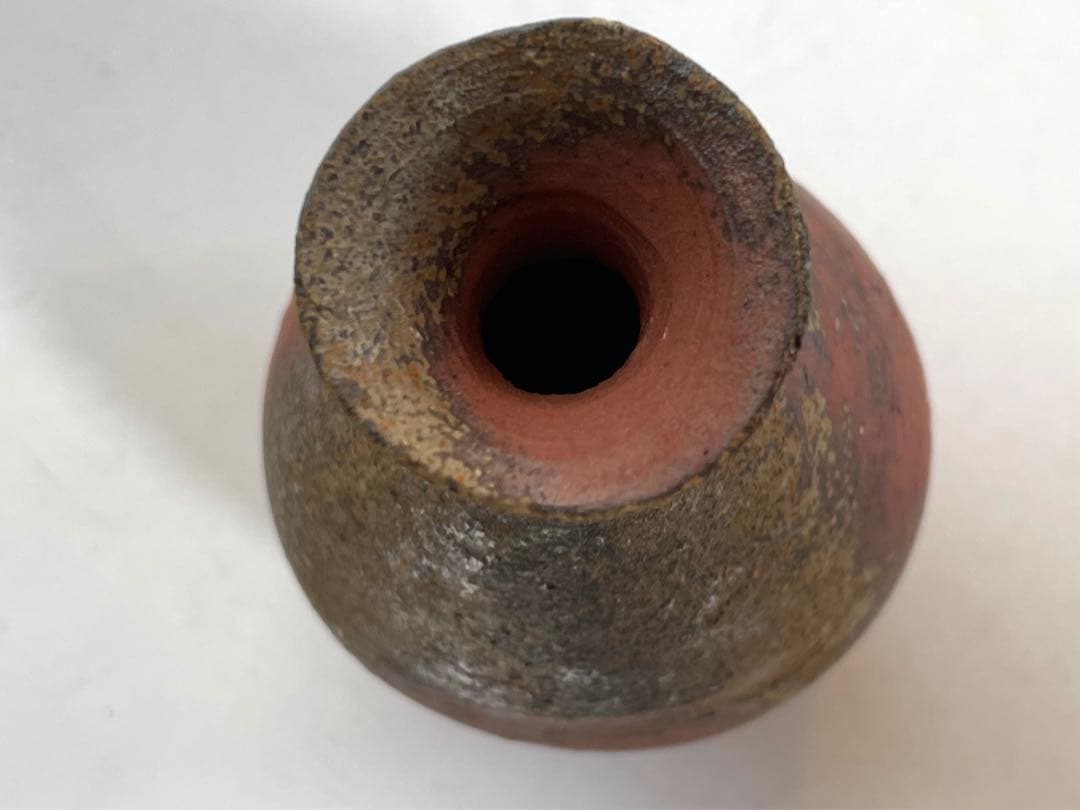 陶芸家　作家物　辻村塊　焼締徳利　酒器　共箱　辻村史朗