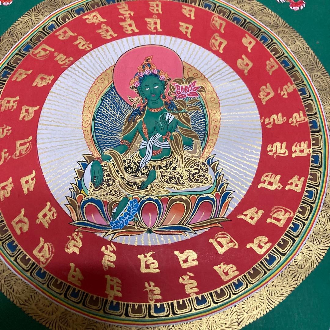 グリーンターラ　タンカペイント