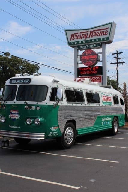 クリスピークリームドーナツ　ダイキャスト カー　スターライナー　バス　ミニカー