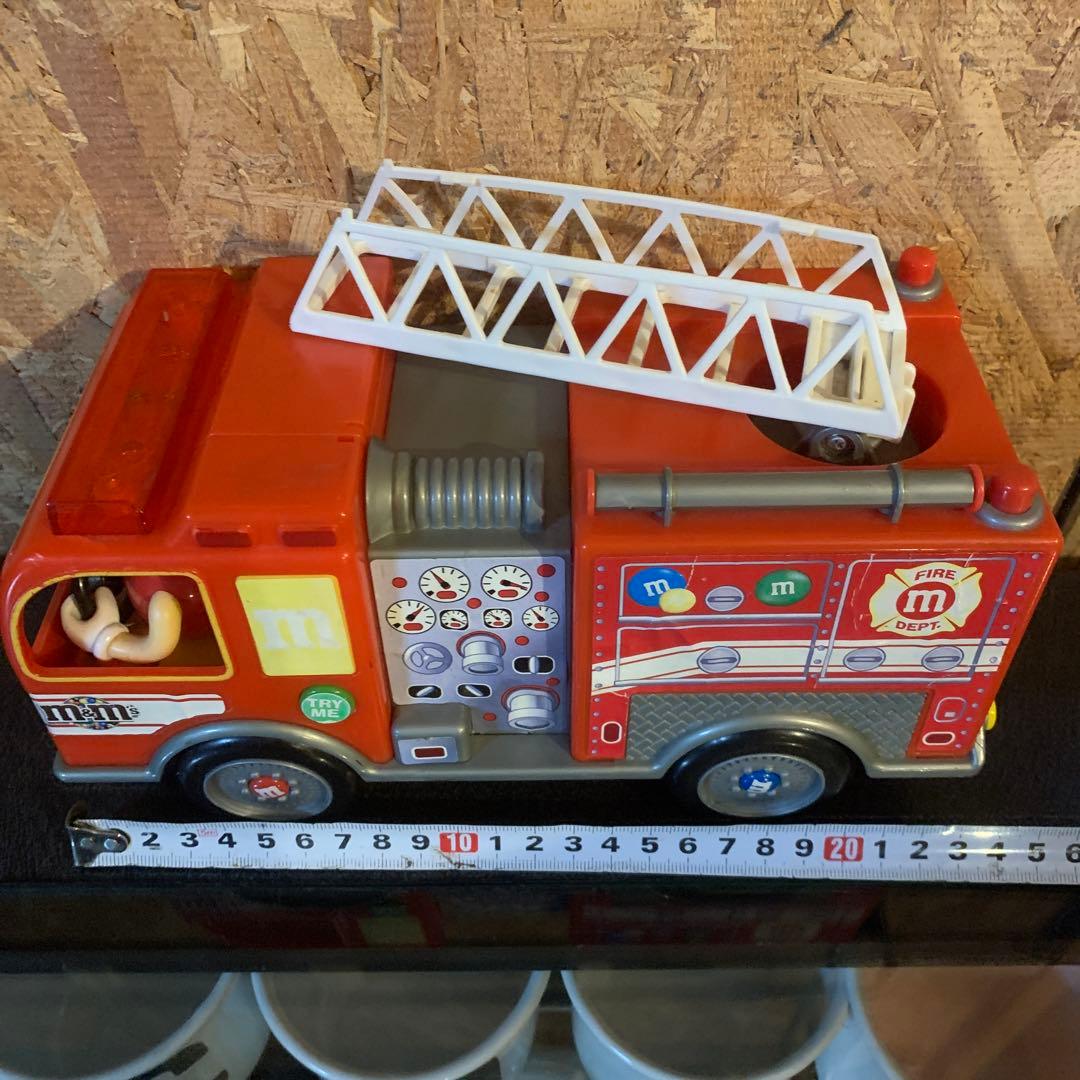 M&M's 消防車 チョコディスペンサー　レア