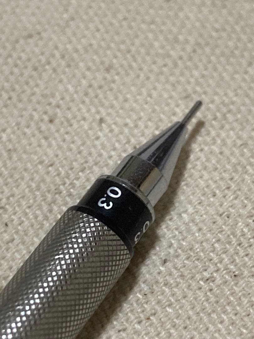 三菱鉛筆　Hi-uni3050 0.3 グレー　カーボン