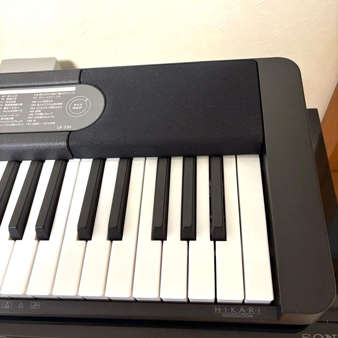 【未使用】カシオ CASIO 光ナビゲーション キーボード LK-536 25年