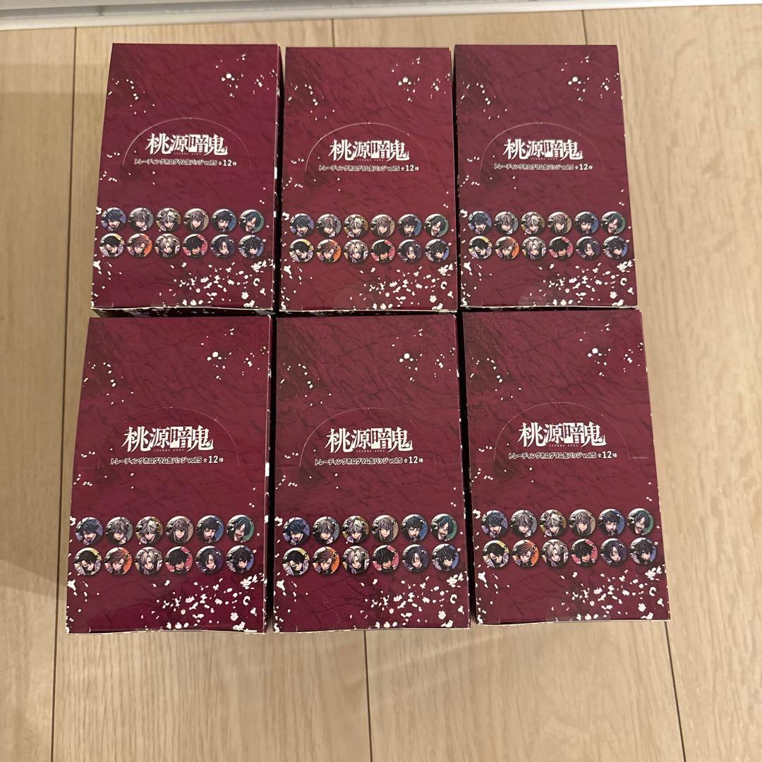桃源暗鬼 メイド トレーディングホログラム缶バッジ BOX 6個セット