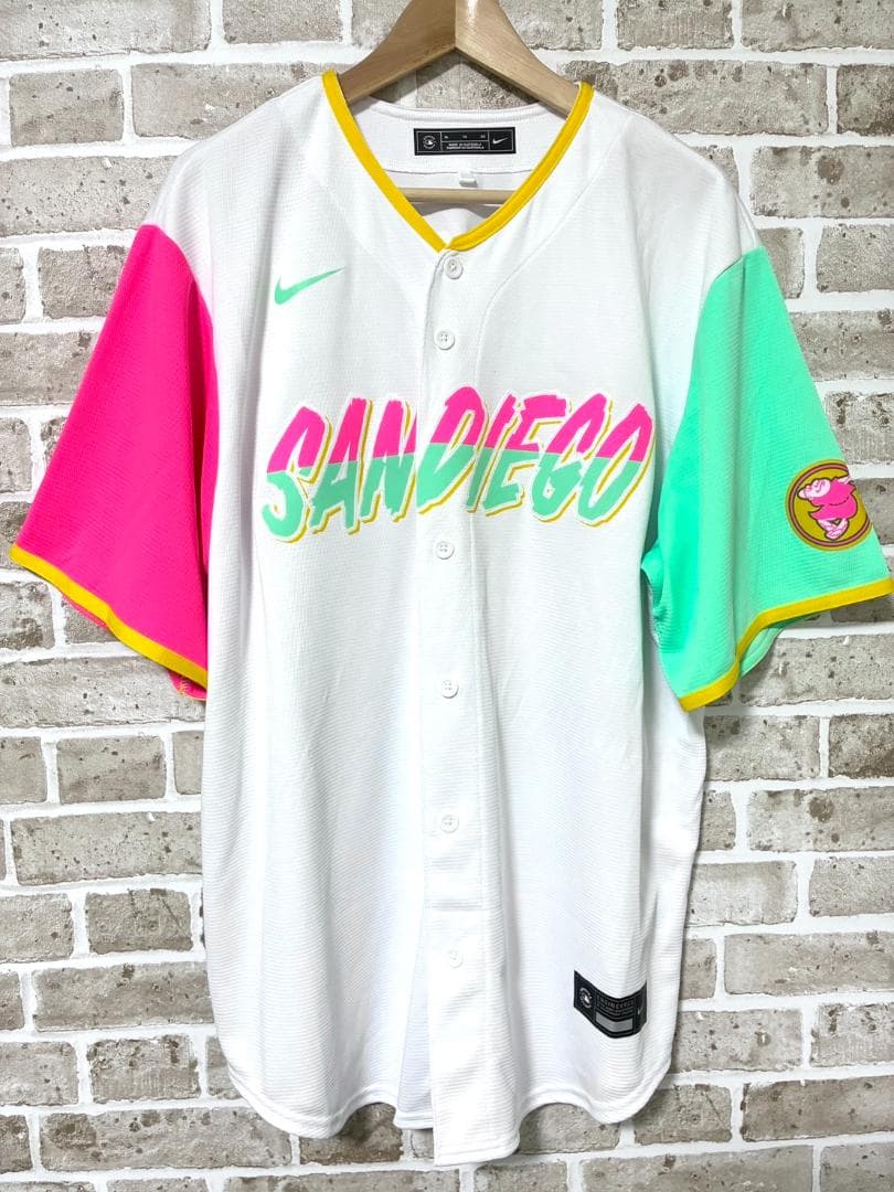 【フォロー割】良品 ナイキ MLB パドレス タティスJr. ユニフォーム XL