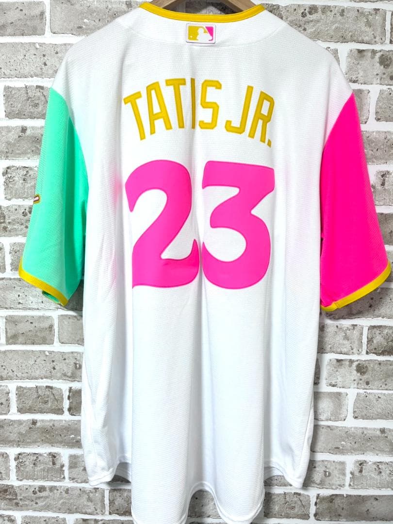 【フォロー割】良品 ナイキ MLB パドレス タティスJr. ユニフォーム XL