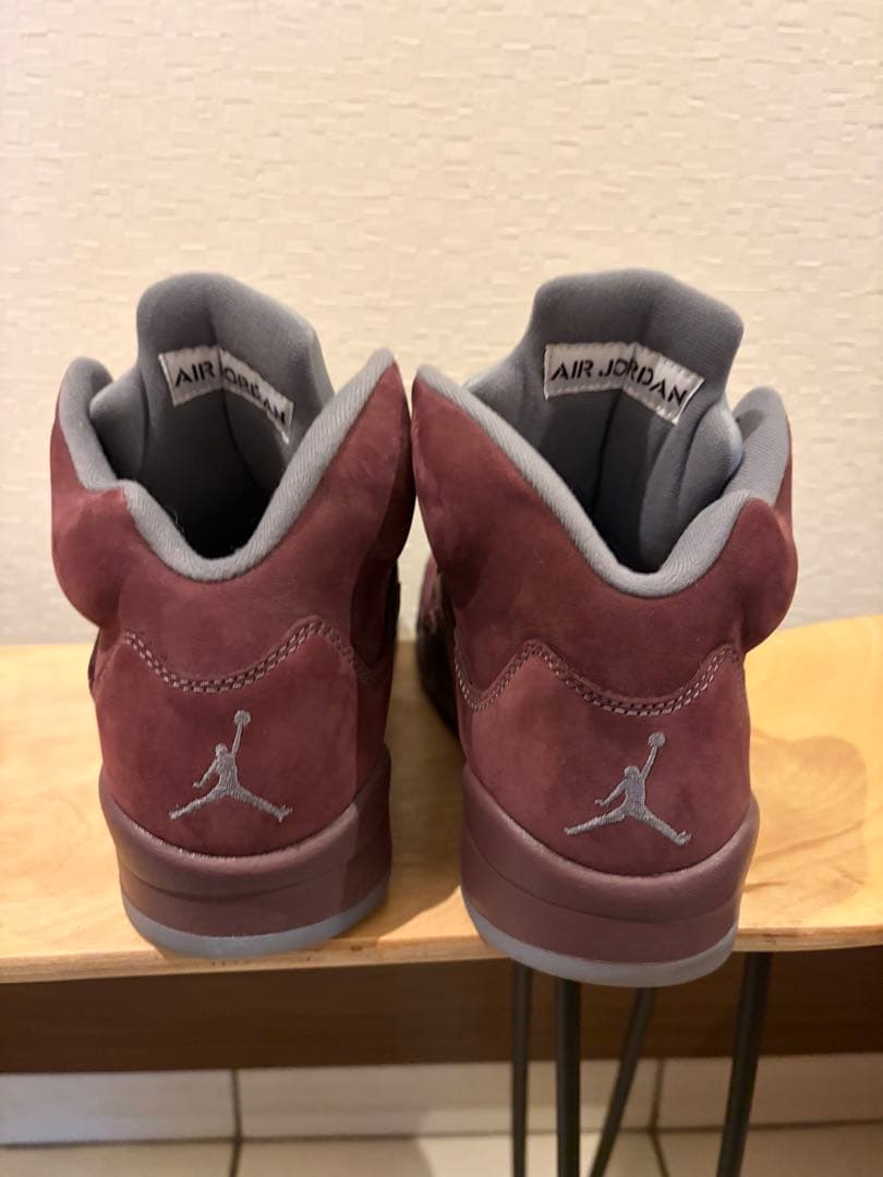 Air Jordan 5 バーガンディ 27cm