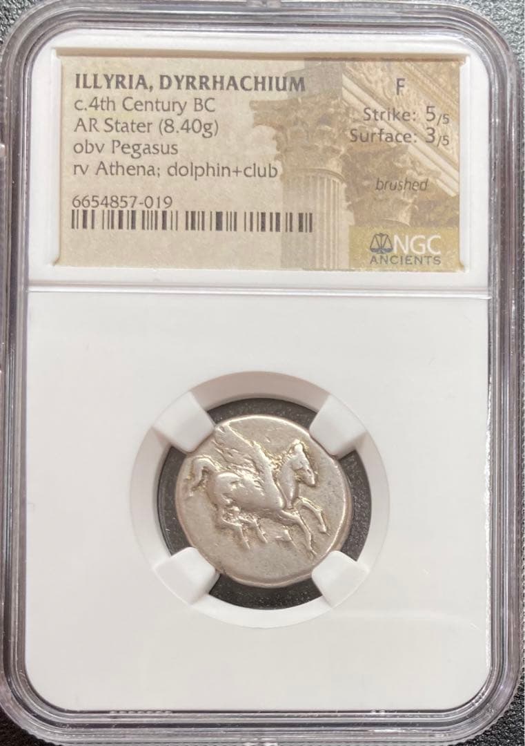 古代ギリシャ　コリントス　スターテル銀貨/ローマ　デナリウス　テトラドラクマ