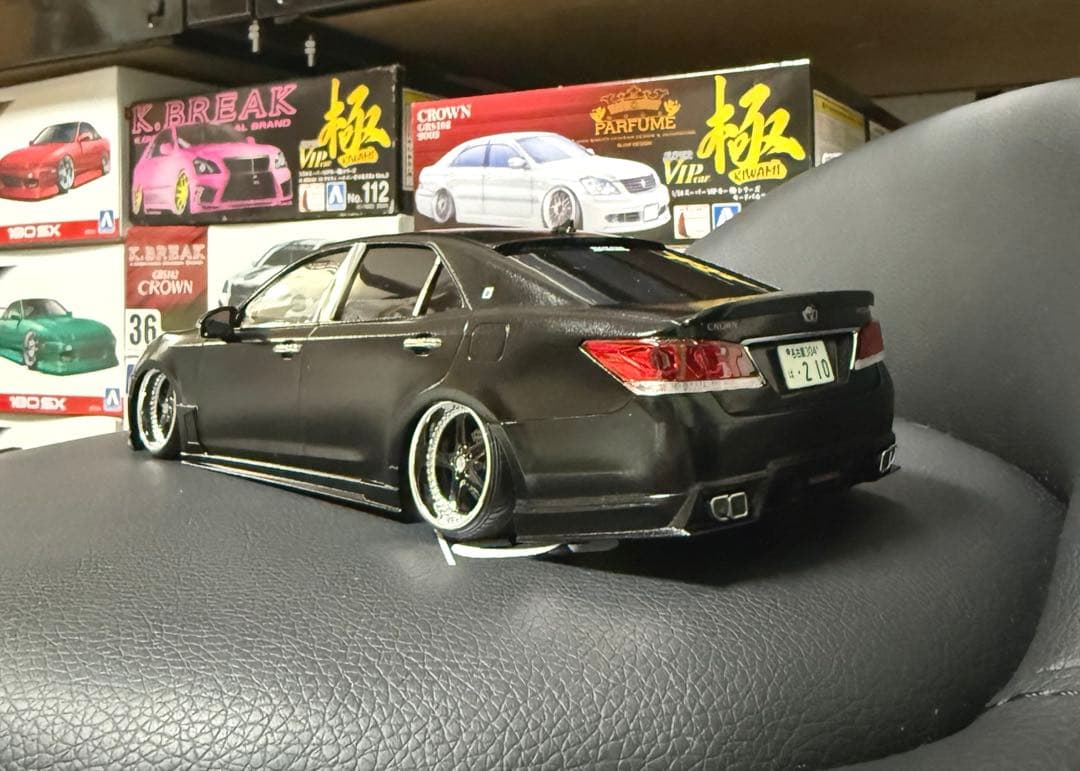 アオシマ ROJAM GRS214 クラウン アスリート VIPcar