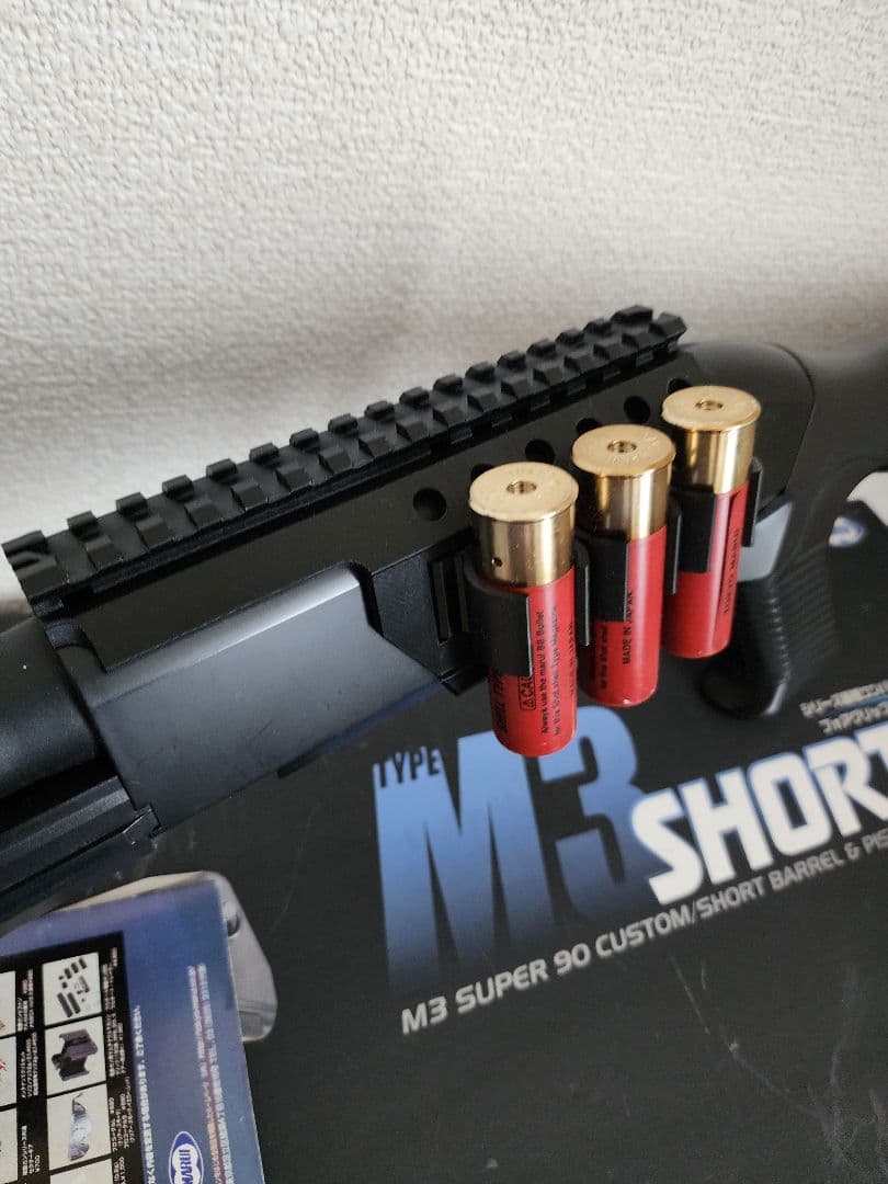 東京マルイ M3ショーティー マウントベース&ストックカスタム