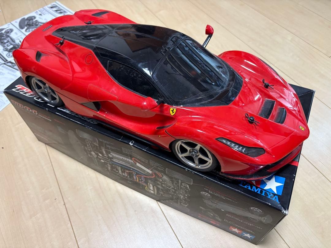 Tamiya LaFerrari ラフェラーリTB-04ボディ補修ありプロポ付き
