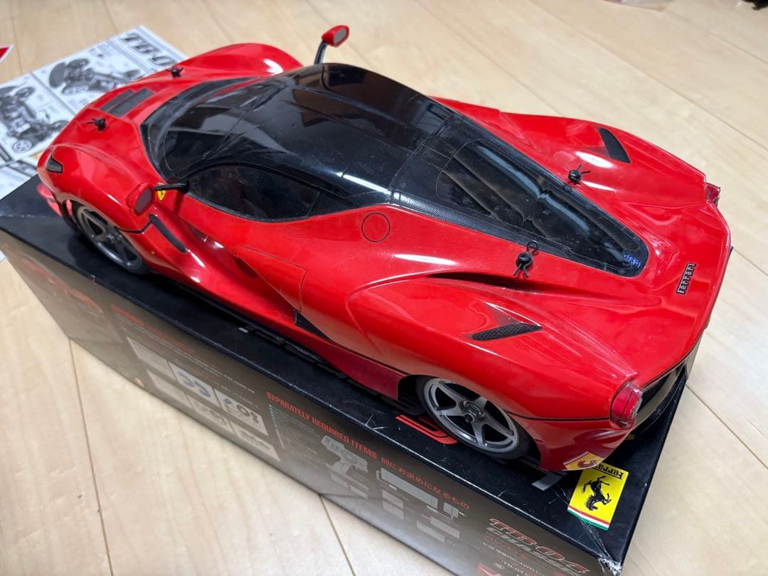 Tamiya LaFerrari ラフェラーリTB-04ボディ補修ありプロポ付き
