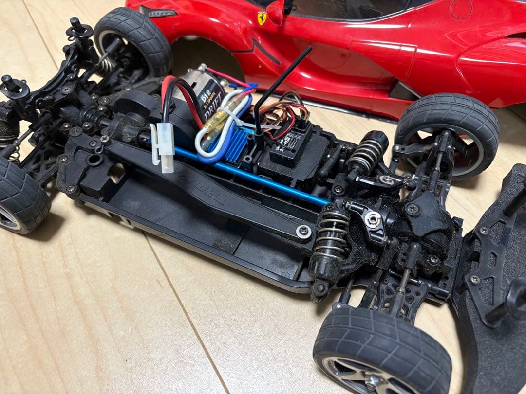 Tamiya LaFerrari ラフェラーリTB-04ボディ補修ありプロポ付き